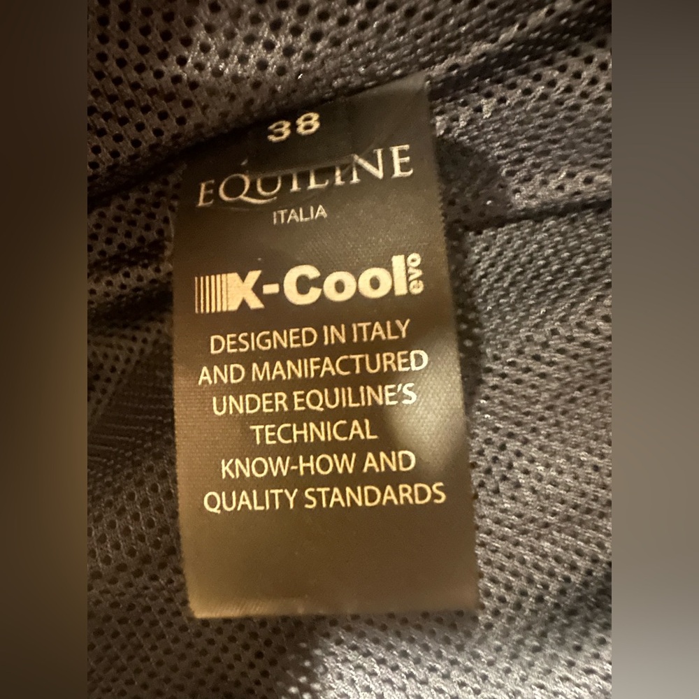EQUILINE Gait Equestrian Riding Jacket Show Coat, Custom, Black, Sz 2, Perfect! - Picture 15 of 16